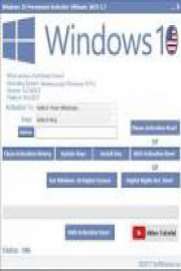 Windows 10 Permanent Activator Ultimate 2019 2.7 